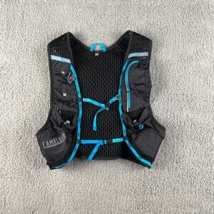 CamelBak Small Black Blue Nano Vest 17 oz Quick Stow Flask Hydration Pack